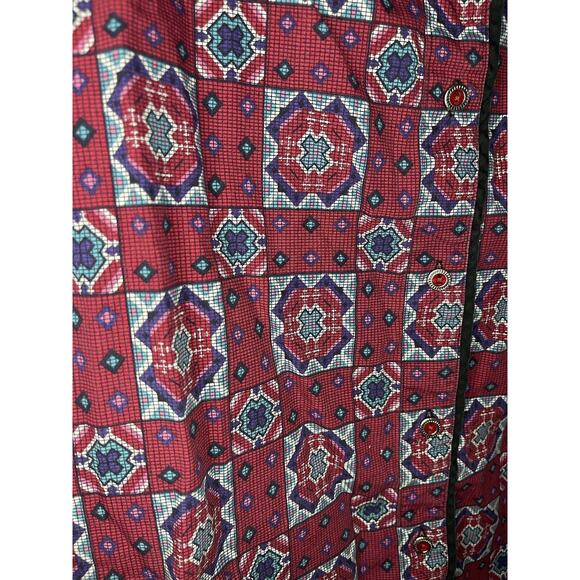 Wrangler Womens Shirt Aztec Button up Western Wear Rodeo VTG Cowgirl Cowboy - Picture 3 of 6